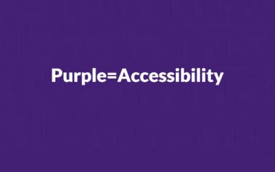 Purple = Accessibility